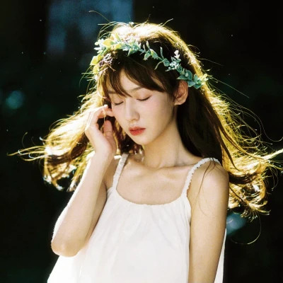清新美女闺蜜头像单人
