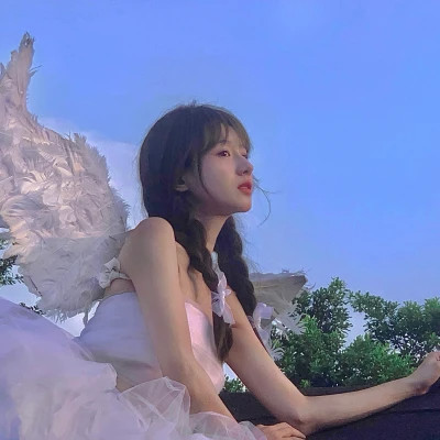 清新美女闺蜜头像单人