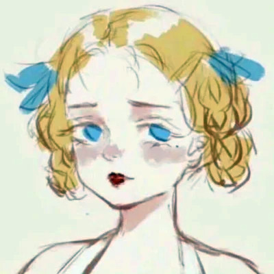 超丧的女生头像动漫