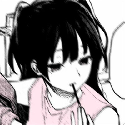 超丧的女生头像动漫
