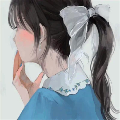 超丧的女生头像动漫