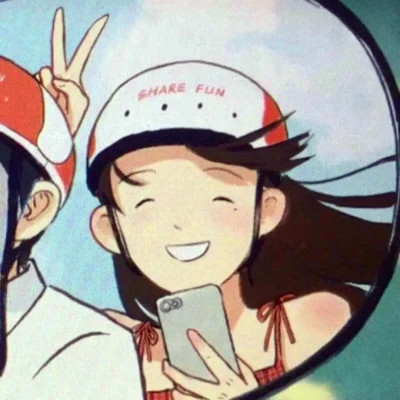 动漫情侣头像二人专用稀有一人一半
