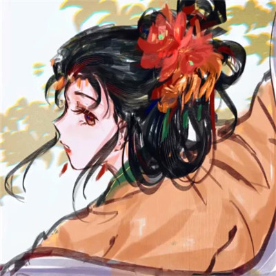 情侣头像古风动漫一人一半