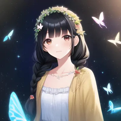 仙气满满唯美动漫女生头像