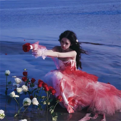 氛围感女生头像鲜花唯美