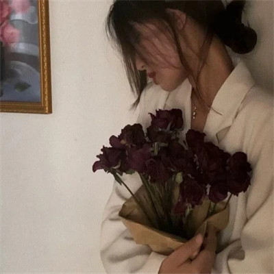 氛围感女生头像鲜花唯美