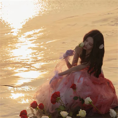 氛围感女生头像鲜花唯美