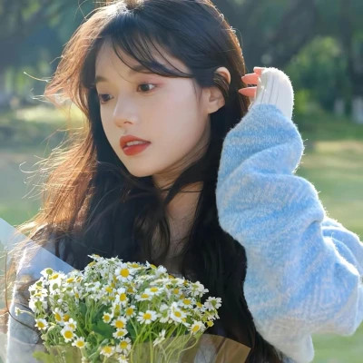 氛围感女生头像鲜花唯美