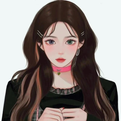 女生手绘头像图片2025最火爆