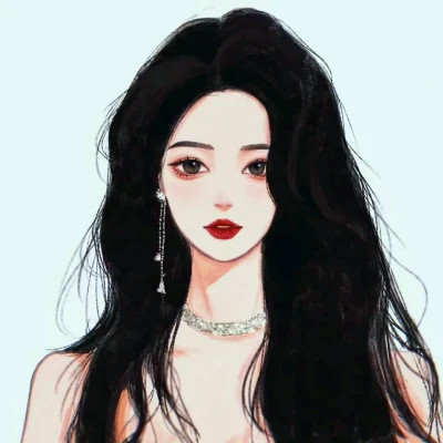 女生手绘头像图片2025最火爆
