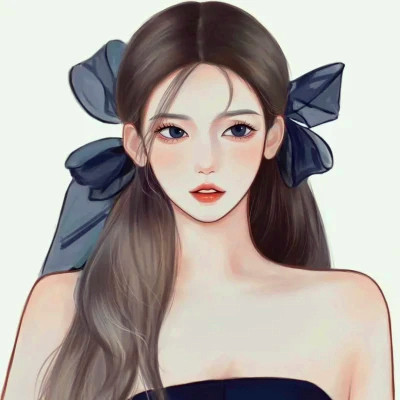 女生手绘头像图片2025最火爆