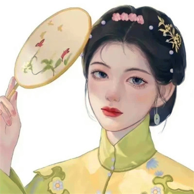 女生手绘头像图片2025最火爆