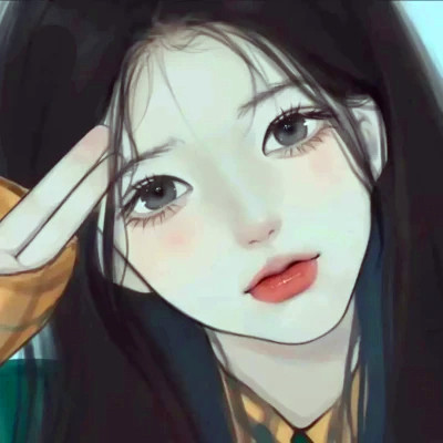 女生手绘头像图片2025最火爆