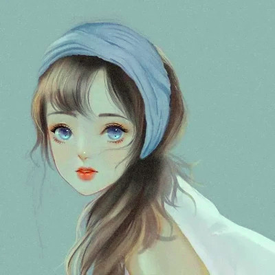 女生抖音卡通头像手绘超火图片