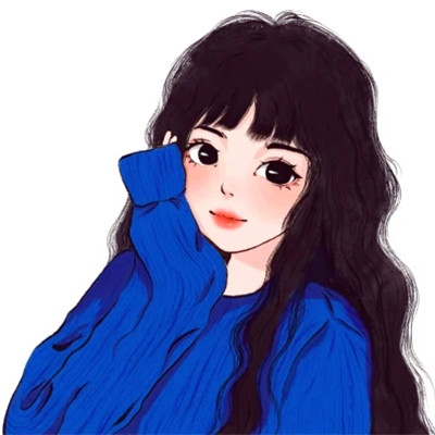 女生抖音卡通头像手绘超火图片