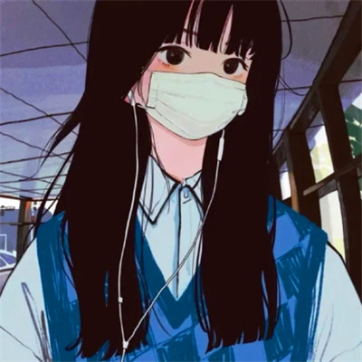 女生抖音卡通头像手绘超火图片