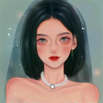 女生抖音卡通头像手绘超火图片