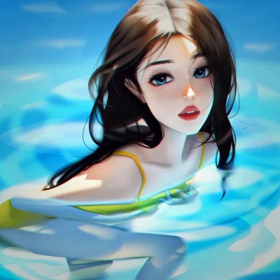 网红女生头像动漫手绘最火图片
