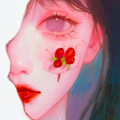 网红女生头像动漫手绘最火图片