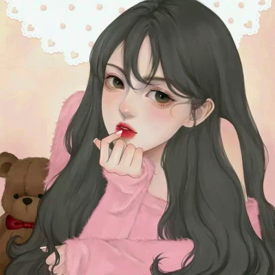网红女生头像动漫手绘最火图片