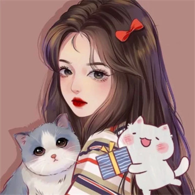 网红女生头像动漫手绘最火图片