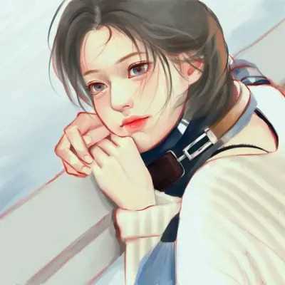 网红女生头像动漫手绘最火图片