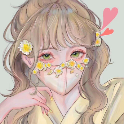 网红女生头像动漫手绘最火图片
