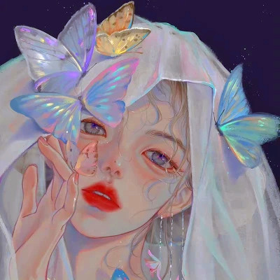 神仙小众头像手绘女生动漫