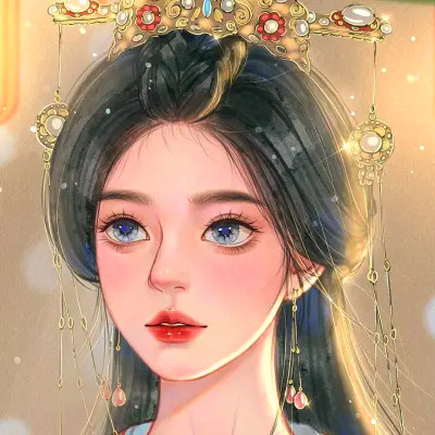 神仙小众头像手绘女生动漫