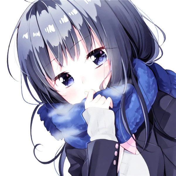 冬日氛围动漫女头