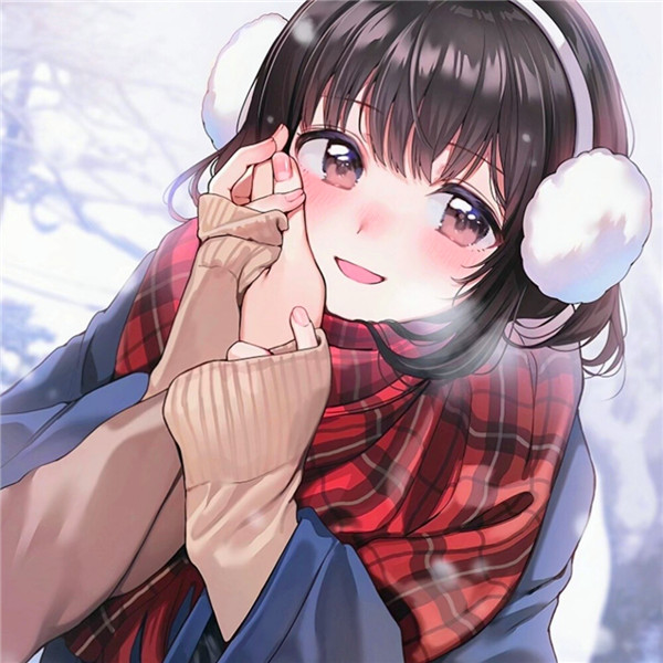 冬日氛围动漫女头