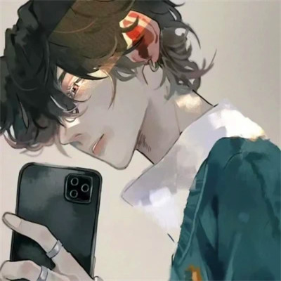 高质量个性漫画帅气男生头像