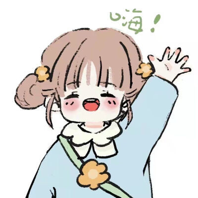 女生四人团头动漫图片