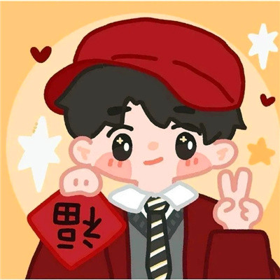 2025春节新年过年喜庆情侣头像