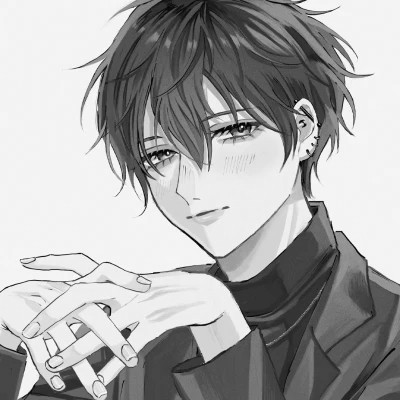 超酷的黑白系高清动漫男头