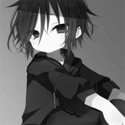 超酷的黑白系高清动漫男头