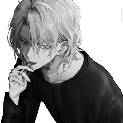 黑白动漫头像男高质量