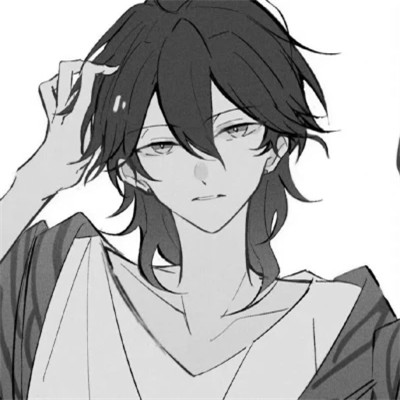 黑白动漫头像男高质量