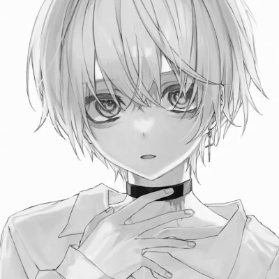 黑白动漫头像男高质量