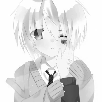 黑白动漫头像男高质量