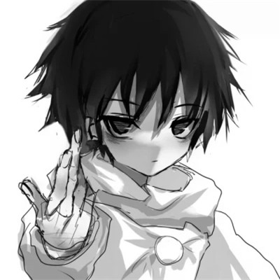 黑白动漫头像男高质量