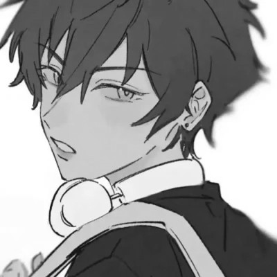 黑白动漫头像男高质量