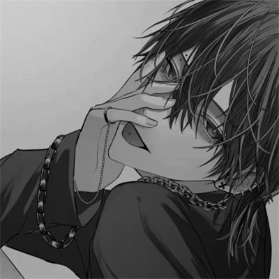 黑白动漫头像男高质量