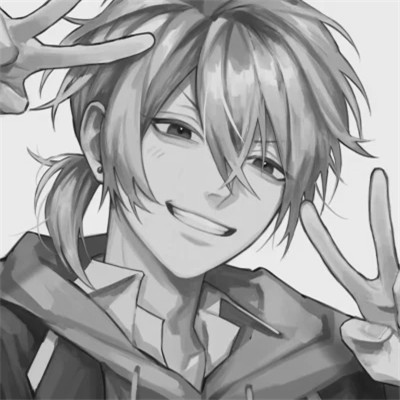 黑白动漫头像男高质量