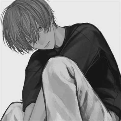 黑白动漫头像男高质量