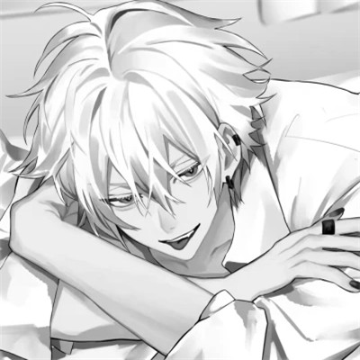 黑白动漫头像男高质量