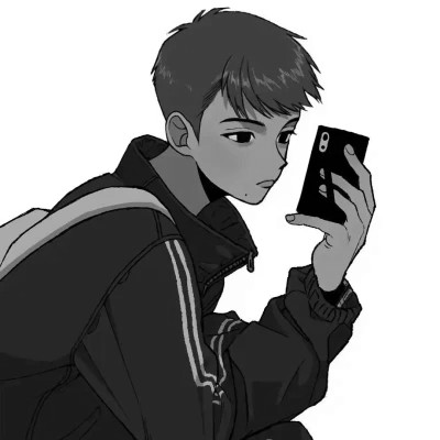 高质量黑白男头
