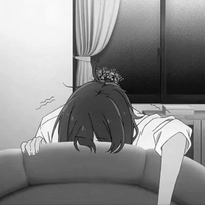 男生头像黑白二次元
