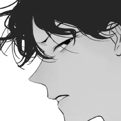 动漫男主头像黑白高清帅气图片