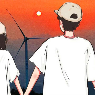 2025情侣头像卡通手绘高清一对